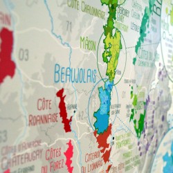 Papier - Carte des AOC de France