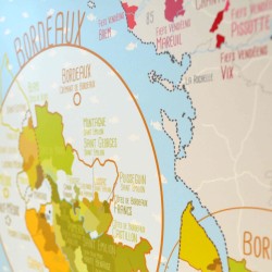 Papier - Carte des AOC de France